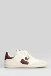 Isabel Marant Bryce Sneakers In White Suede And Leather In Multi