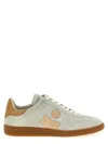 Isabel Marant Chalk Suede Bryce Sneakers In Multicolor