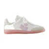 Isabel Marant Lace-up Low-top Sneakers In White