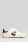 Isabel Marant Bryce Sneakers In White Suede And Leather In White