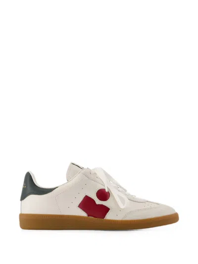 Isabel Marant Bryce Suede-panelled Sneakers In Animal Print