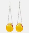 Isabel Marant Bubble Drop Earrings In Yellow