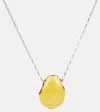 Isabel Marant Bubble Pendant Necklace In Yellow