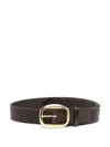 Isabel Marant Buckled Leather Belt In Brown