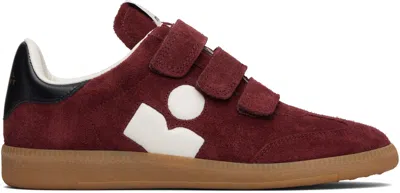 Isabel Marant Burgundy Beth Sneakers