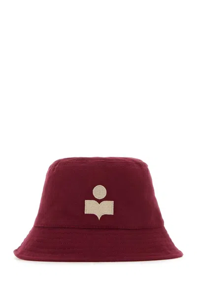 Isabel Marant Cotton Haley Bucket Hat In Red