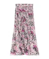 Isabel Marant Rolande Abstract Patterned Maxi Skirt In Multi
