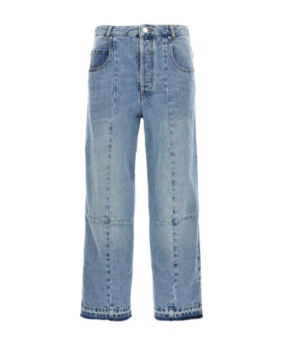 ISABEL MARANT BUTTON DENIM TROUSERS