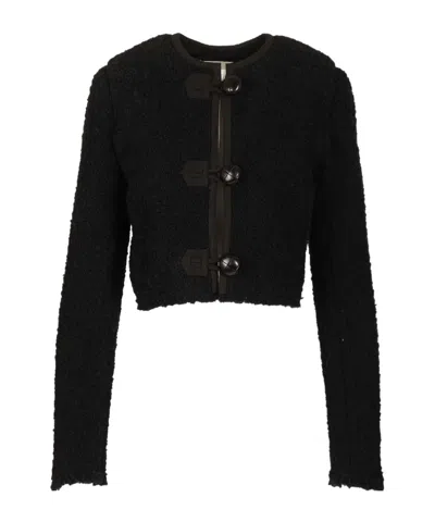 Isabel Marant Button-down Long-sleeved Casual Jacket In Black
