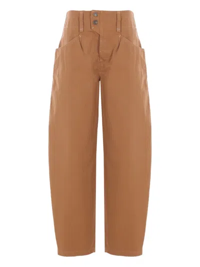Isabel Marant Button-fastening Cotton Trousers