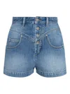 Isabel Marant Button-fastening Denim Shorts