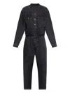 Isabel Marant Button-fastening Pocket Jumpsuit In Black