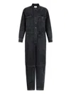 Isabel Marant Button-fastening Pocketed Jumpsuit In Black