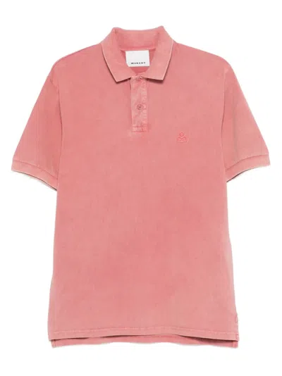 Isabel Marant Button-fastening Polo Shirt In Pink
