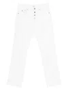 Isabel Marant Button-fly Jeans In White