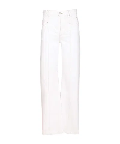 Isabel Marant Button-up Jeans In White