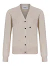 Isabel Marant Buttoned Cardigan In Animal Print