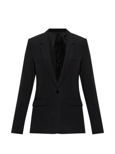 Isabel Marant Feray Tailored Jacket Notch Lapel Design In Black
