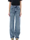 Shop Isabel Marant Bymara Cargo Jeans In Blue