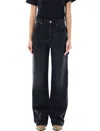 Isabel Marant Belvira Jeans In Faded Black