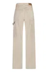 Isabel Marant Wide Leg Beryl Jeans In Ecru