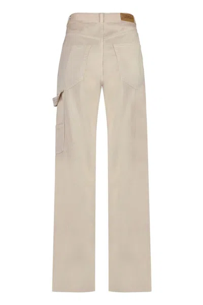 Isabel Marant Women's Bymara Cargo Trousers In Beige