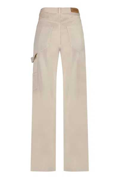 Isabel Marant Women's Bymara Cargo Trousers In Beige