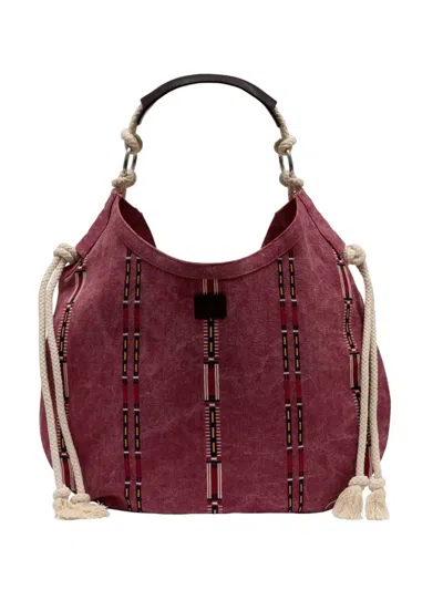 Isabel Marant Byron Gf Rope-handle Tote Bag In Red