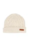Isabel Marant Cable-knit Beanie In Neutral