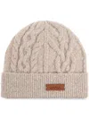 Isabel Marant Cable-knit Beanie In Neutrals