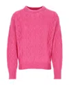 Isabel Marant Fucsia Alpaca Blend Anson Sweater In Pink