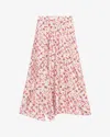 Isabel Marant Cacia Skirt In Ecru-multicolore