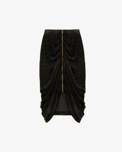 Isabel Marant Caelia Skirt In Black