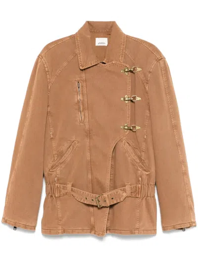 Isabel Marant Caitlyn Jacket In Brown