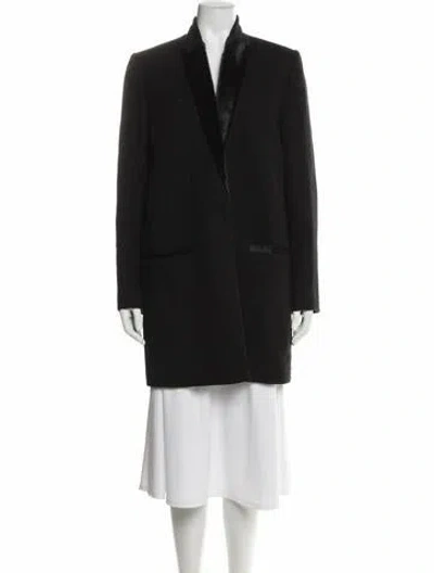 Pre-owned Isabel Marant Calf Hair Coat In Black