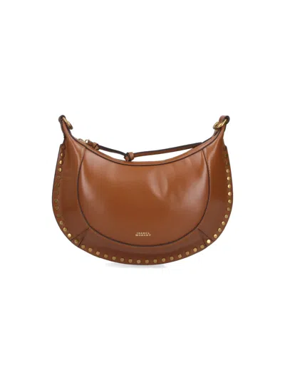 Isabel Marant Calf Leather Shoulder Bag In Brown
