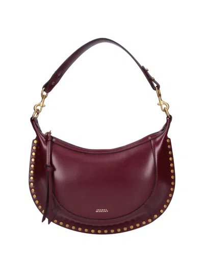 Isabel Marant Calf Leather Shoulder Bag In Red