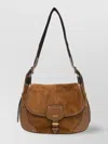 Isabel Marant Sierra Shoulder Shoulder Bag In Leather Color Suede
