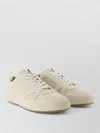 Isabel Marant Calfskin Leather Low-top Sneakers In Neutral