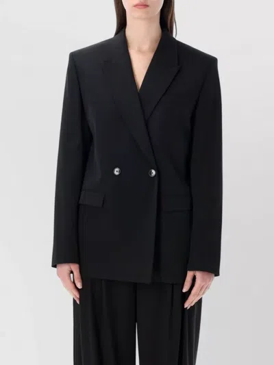 Isabel Marant Calie Double Breasted Tailored Jacket In Black