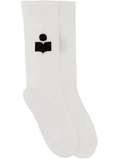 Isabel Marant Calzino Con Logo In Neutral