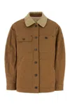 Isabel Marant Ninon Cotton Cognac Jacket In Brown