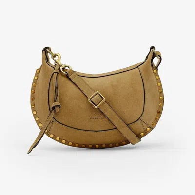 Isabel Marant Camel Oskan Moon Bag In Yellow
