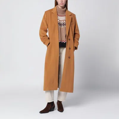 ISABEL MARANT ISABEL MARANT CAMEL WOOL BLEND COAT
