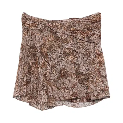 Pre-owned Isabel Marant Camia Skirt 'ochre' | Brown | Women's Size 36