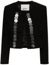 Isabel Marant Gucci White Poplin Blouse In Black