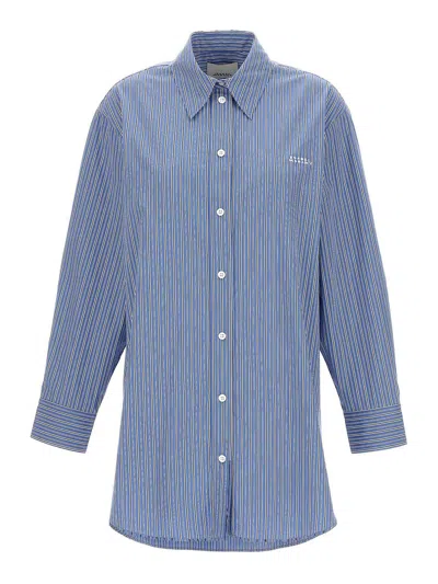 Isabel Marant Cylvany Shirt In Light Blue