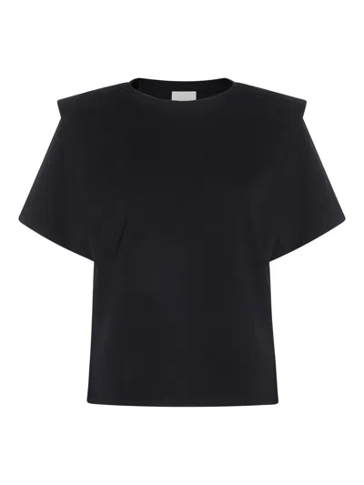 ISABEL MARANT BLACK COTTON ZELITOS T-SHIRT