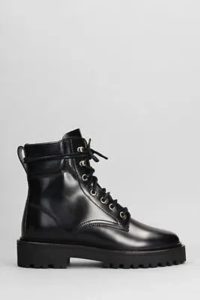 Pre-owned Isabel Marant Campa Combat Boots In Black