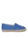 ISABEL MARANT CANAE BLUE COTTON ESPADRILLES